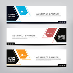 modern design, web banner template, vector illustration