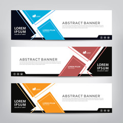 modern design, web banner template, vector illustration