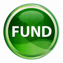 Fund Natural Green Round Button