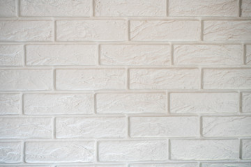 Obraz premium Texture of white brick wall