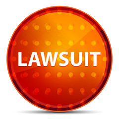 Lawsuit Nightly Orange Round Button