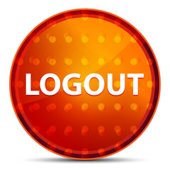 Logout Nightly Orange Round Button