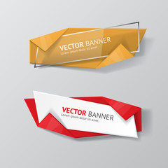 Vector infographic banners set