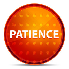 Patience Nightly Orange Round Button