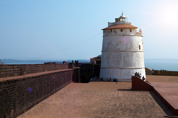 India. Goa. Aguada fort...