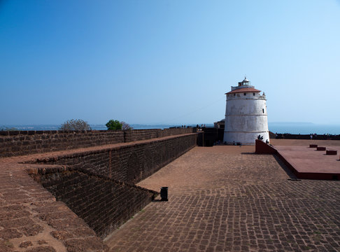 India. Goa. Aguada fort...