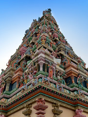 Mauritius. Hindu temple
