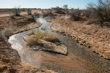 Carcoory  artesian  bore in western Queensland, Australia.