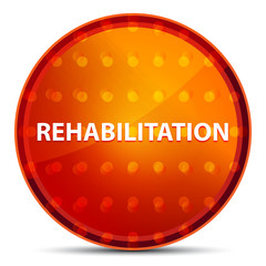 Rehabilitation Nightly Orange Round Button