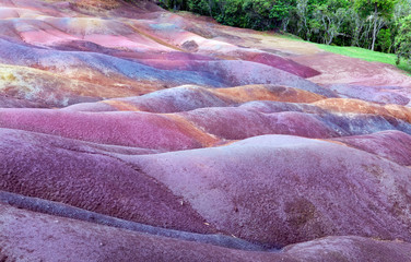 most famous tourist place of Mauritius - earth of seven colors ..