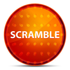 Scramble Nightly Orange Round Button