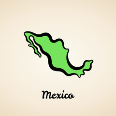Mexico - Outline Map