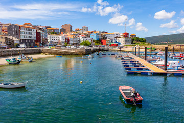 Port of the town of Finisterre