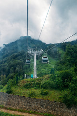 Obraz premium Sochi. Krasnaya Polyana, Russia. Caucasus Mountains