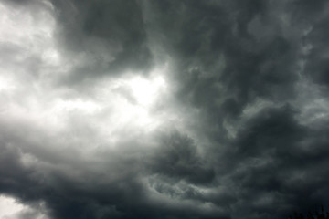 Fototapeta premium Dark and Dramatic Storm Clouds Area Background