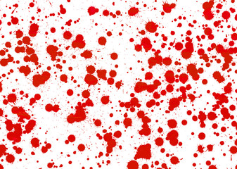 Splattering blood_06/飛び散る血痕06