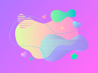 Modern set of abstract banners. Vector bright template banners.