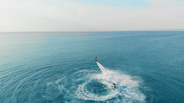 Sea Flyboard Jet Pack aerial view