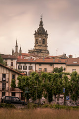 Obraz premium Look from Hondarribia, little town next to Donostia-San Sebastian and one of the nicest town of all Basque Country. 
