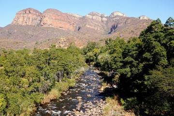 Rive through the Blyde Rover Canyon in South Africa