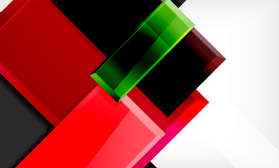 Colorful square and rectangle blocks background