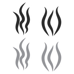 Smoke icon. Smoking vector sign. Steam icon