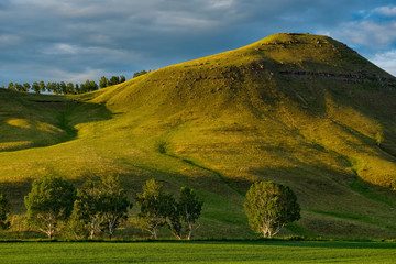 Obraz premium Russia. The South Of Western Siberia. The Republic of Khakassia in the area of lake Shira.