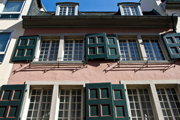 Birthplace of Beethoven photographed with a fisheye