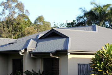 Fototapeta na wymiar Modern Contemporary Roof line