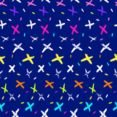 Paint strokes pattern. Grunge splatter background. Ink lines design. Chaos. Trendy modern background. Scrawl. Scribble. Abstract art.