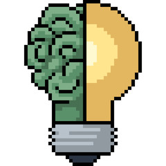 Obraz premium vector pixel art idea
