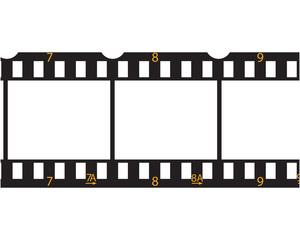  filmstrip Logo Template vector illustration design
