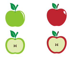 Apple logo template