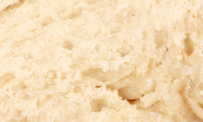 The flesh of bread as an abstract background