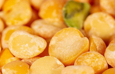 Pea grain as an abstract background