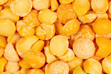 Pea grain as an abstract background