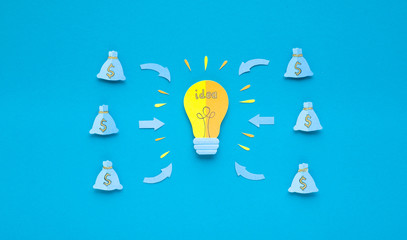 Investing money from different people in fresh business idea