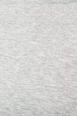 Real heather grey knitted fabric made of synthetic fibres textured background - obrazy, fototapety, plakaty