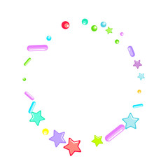 Sprinkles grainy. Cupcake donuts, dessert, bakery