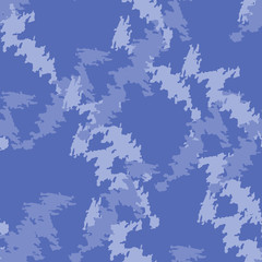 UFO camouflage of various shades of blue and violet colors