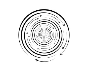 Vortex logo vector icon