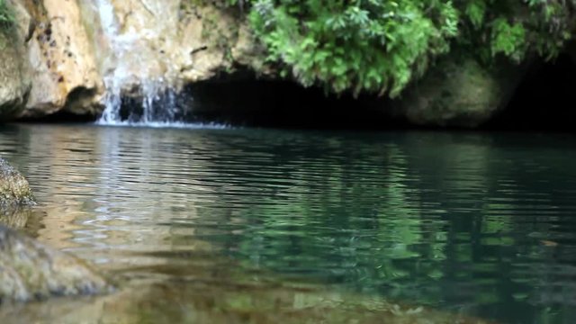 El Grillo waterfall in Trinidad, Cuba