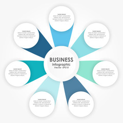 Fototapeta premium info graphic for business concepts