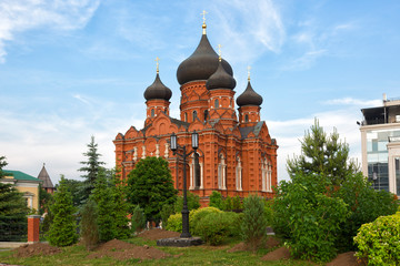 Fototapeta na wymiar Beautiful view of Holy Assumption Cathedral in Tula, Russia