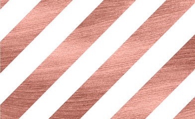 luxury pink gold stripes with white background