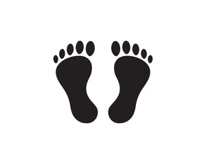 Fototapeta na wymiar foot Logo Template Design