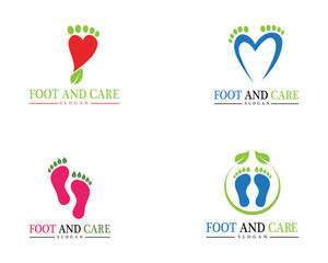 foot Logo Template Design