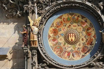 clock, prague, astronomical, time, medieval, architecture, old, czech, tower, astronomy, astrology,...