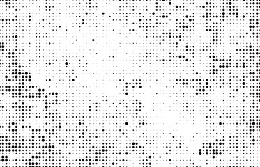 Black and white abstract halftone background.