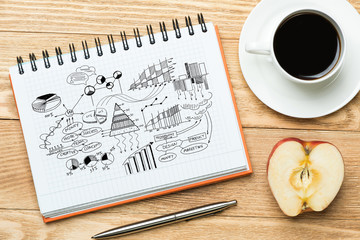 Coffee cup for fresh idea